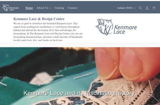 The new and improved Kenmare Lace website