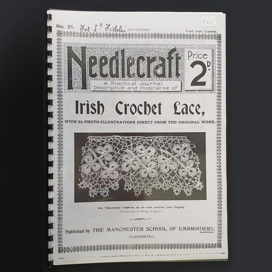 Antique Needlecraft magazine, Irish Crochet Lace.