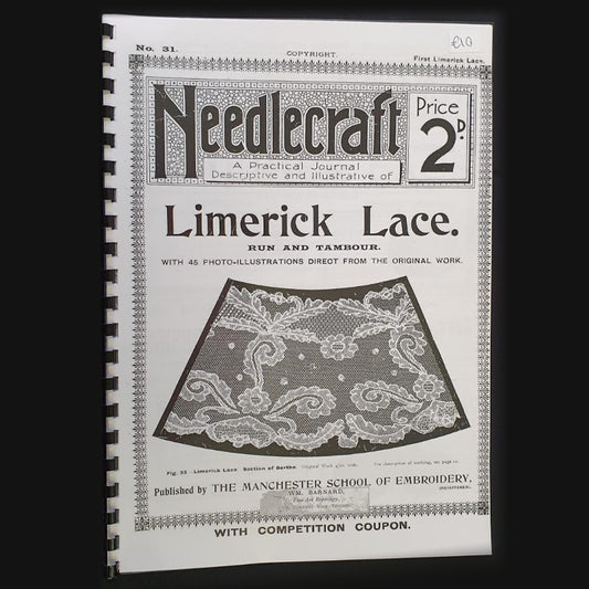 Antique Needlecraft Magazine Limerick Lace.